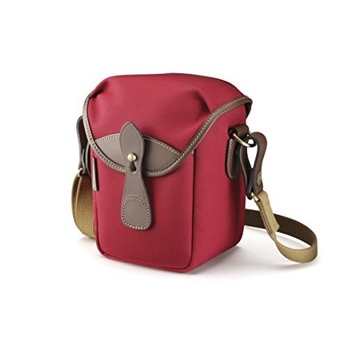  Billingham 72 Small Camera Bag (Burgundy Canvas/Chocolate Leather)