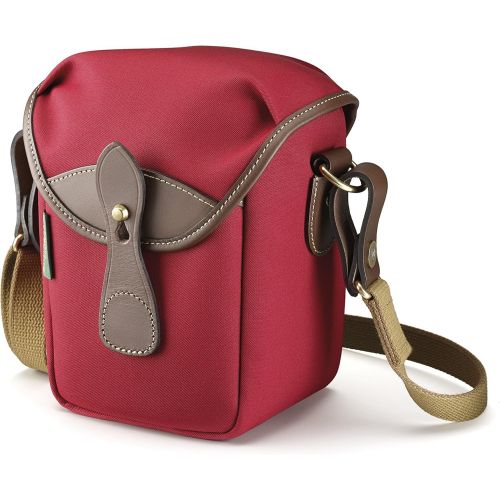  Billingham 72 Small Camera Bag (Burgundy Canvas/Chocolate Leather)