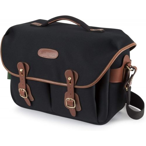  Billingham Hadley One Camera/Laptop Bag (Black Canvas/Tan Leather)