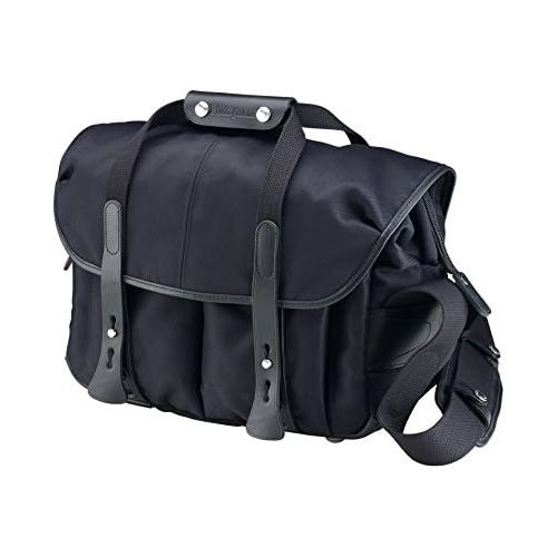  Billingham 307 Black FibreNyte Camera Bag with Black Leather Trim