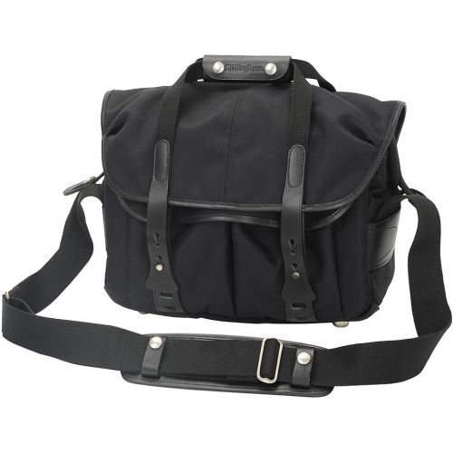  Billingham 307 Black FibreNyte Camera Bag with Black Leather Trim