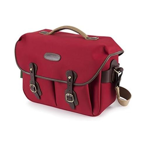  Billingham Hadley One Camera/Laptop Bag (Burgundy Canvas/Chocolate Leather)