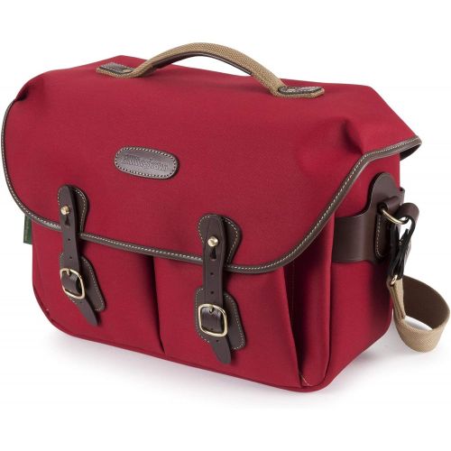  Billingham Hadley One Camera/Laptop Bag (Burgundy Canvas/Chocolate Leather)