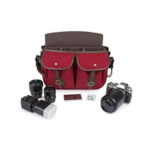  Billingham Hadley Pro 2020 Camera Bag (Burgundy Canvas/Chocolate Leather)