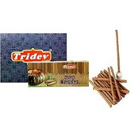 인센스스틱 Billion Deals Tridev Kesar Chandan Natural Incense Agarbatti Dhoop Sticks 160Grm for Religious Aromatic with Stand