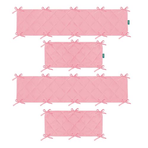  Biloban Safe Nursery Crib Bumper Pad, for Standard Size (52x28) Crib Toddler Bed, Washable Crib Bedding...