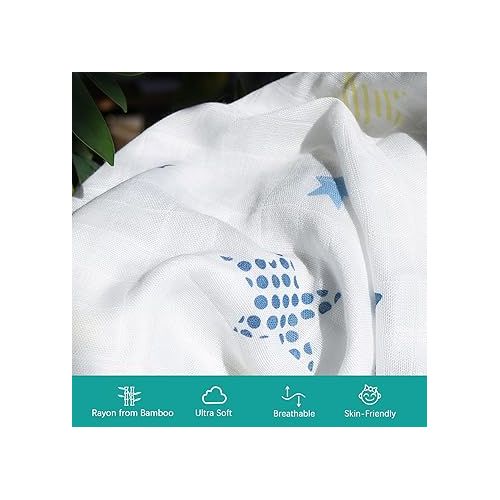  Muslin Bassinet Sheets Fit for Halo, Dream on Me, Fisher Price, Delta, Graco and Other Oval Bassinet Mattress - Ultra Soft and Breathable - Star and Fox - 2 Pack