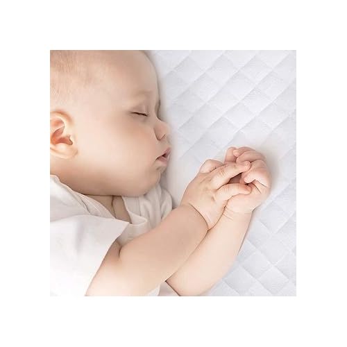  Waterproof Bassinet Mattress Protector, Fit for 21