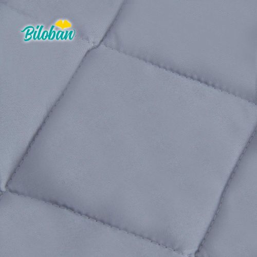  [아마존 핫딜] [아마존핫딜]Biloban Nursery Mini Crib Bumper Pads for Boys, Fits for Size 24x 38 Machine Washable Baby Portable Crib Bumpers, Ultra Soft 4 Pieces for Baby Mini Crib Liners Padded, Gray