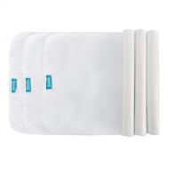 [아마존베스트]Biloban Changing Pad Liners Waterproof (3 Count), Flannel Portable & Durable Diaper Pads, White