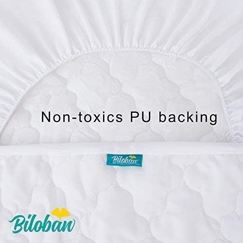  [아마존베스트]Biloban Playard Mattress Cover -for Square Play Yard, Perfect for New Room2 / TotBloc Portable Playard,...