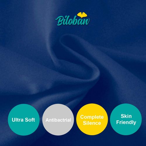  Biloban Waterproof Changing Pad Cover/Change Table Cover Sheets(Improved Style), 2 Pack Navy Blue Changing Pad Covers, Ultra Soft Natural Cotton