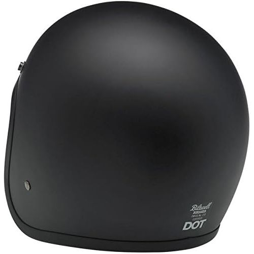  Biltwell Inc. Bonanza Flat Black Open Face Helmet X-Small