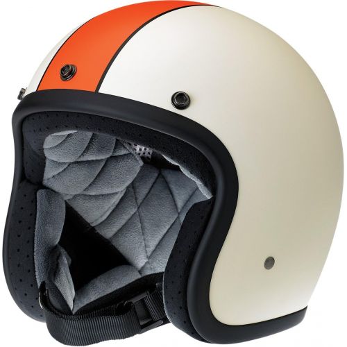  Biltwell Inc. Bonanza Flat Black Open Face Helmet X-Small