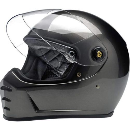  Biltwell Lane Splitter Solid Full-face Motorcycle Helmet - Gloss Black  Medium