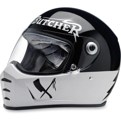  Biltwell Lane Splitter Solid Full-face Motorcycle Helmet - Gloss Black  Medium