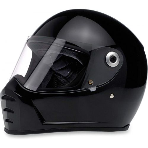  Biltwell Lane Splitter Solid Full-face Motorcycle Helmet - Gloss Black  Medium