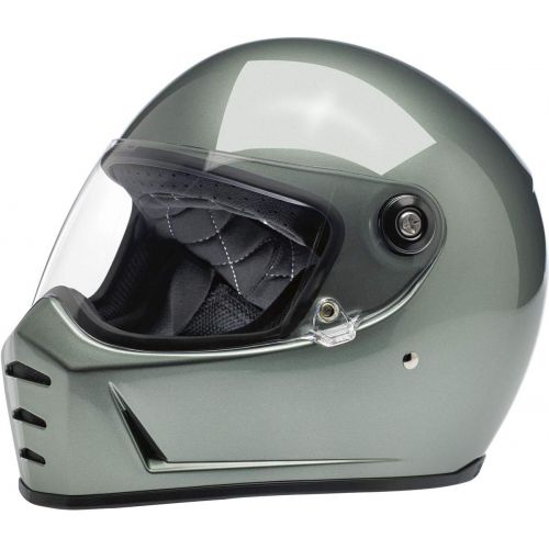  Biltwell Lane Splitter Solid Full-face Motorcycle Helmet - Gloss Black  Medium