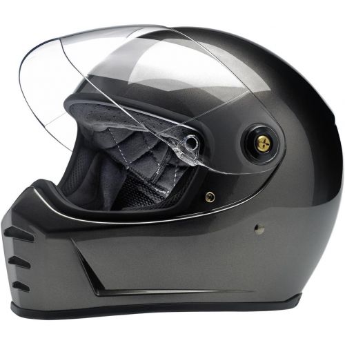  Biltwell Lane Splitter Solid Full-face Motorcycle Helmet - Gloss Black  Medium