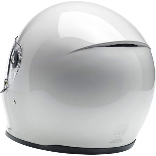  Biltwell Lane Splitter Solid Full-face Motorcycle Helmet - Gloss White  Small