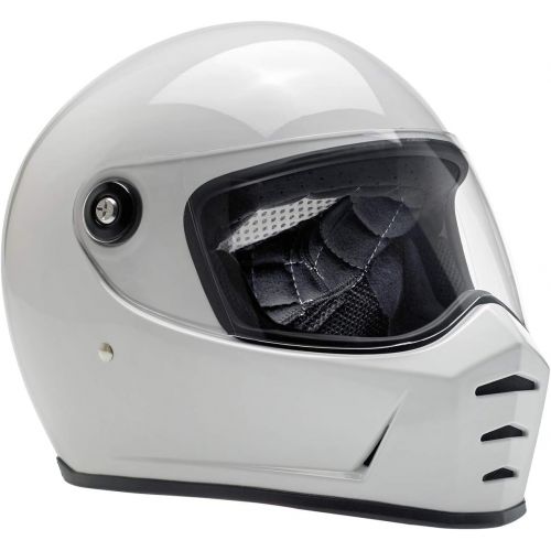  Biltwell Lane Splitter Solid Full-face Motorcycle Helmet - Gloss White  Small