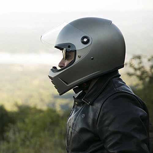  Biltwell Lane Splitter Solid Full-face Motorcycle Helmet - Flat Titanium  Medium