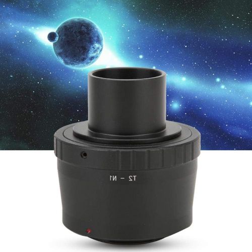  Bindpo Telescope Adapter, 1.25 in Telescope T Ring Aluminium Alloy M420.75 Astronomical Telescope Adapter for Nikon/Canon/Sony/Fujifilm/Olympus/Samsung (N1)