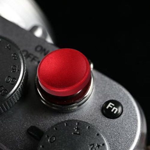  Bindpo Camera Shutter Button, 4pcs Aluminum Alloy Concave Shutter Release Buttons Compatible for Leica, for Nikon, for Fujifilm X100 X100S X10 X20 X-E1 XT10 XT20 XE2S X100F