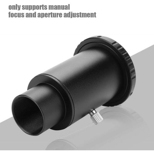  Bindpo Camera Adapter, Astronomical 1.25 inch Telescope Eyepiece Extension Tube Adapter with Standard M42 Filter Threads & T2 Ring Lens Adapter, for Nikon F Mount Camera