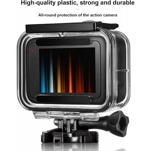  Bindpo Waterproof Housing Case, 45 Meters Deep Waterproof Camera Protective Shell FLW362 Soft Rubber Type Camera Waterproof Case,for GoPro 9 Action Camera Water Sports Shooting