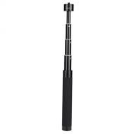 Bindpo Extension Rod, Aluminum Alloy Tripod Gimbal Extension Rod 5 Sections Tripod Extender Photography Accessory with 1/4 Inch Screw for DJI for Zhiyun