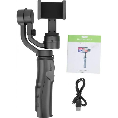  Bindpo Phone Stabilizer, 3Axis Handheld Ballhead Phone Stabilizer Antishake with Automatic Tracking and Video Recording Functions for iOS Phones