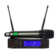 Biner UHF Wireless Microphone Single-Channel Receiver LCD Display For Perfect Sound
