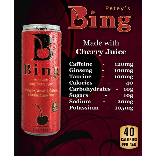  Bing Beverage Company Bing Cherry, 12- Fl. Oz (Pack of 24)