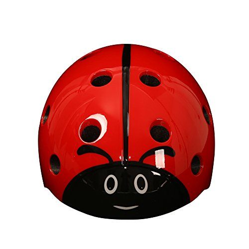  Bingggooo Childrens Multi-Sport Ladybug Helmet for GirlsBoys Skiing Snowboarding Scootering Cycling