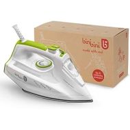 Binibini b binibini Steam Iron The Green Steam Iron Sustainable & Fair (Fast Ironing with Less Energy and Water Requirements, 2200 W, 27 g/min Steam, 400 ml Extra Large Tank, Automatic Shut-O