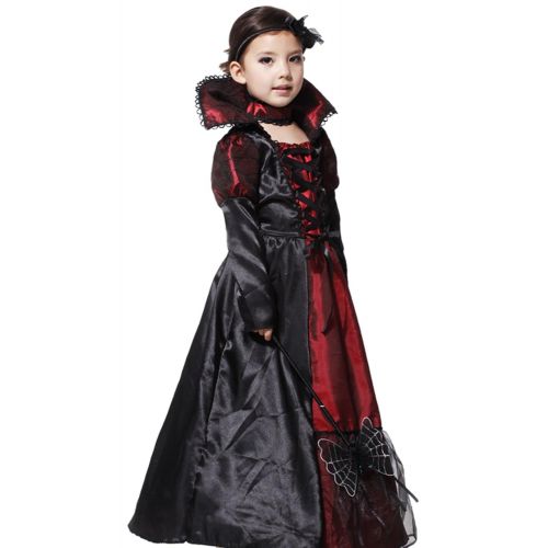  Binse Vampire Costume for Girls Kids Party Halloween Costumes Princess Costumes