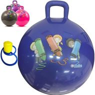 [아마존베스트]Hippity Hop 45 cm / 18 Inch Diameter Including Free Foot Pump, for Children Ages 3-6 Space Hopper, Hop Ball Bouncing Toy - 1 Ball