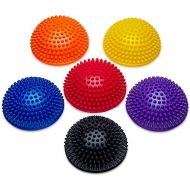 bintiva Balance Pods - 6 Piece Set - Hedgehog Style Domed Stability Pods for Children and Adults