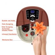 Binxin All in One Foot Spa Massage With Motorized Rolling Massage & 4 Pro-set Program - Heating, Rolling Massage, Temperature Setting