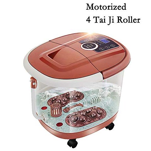  Binxin All in One Foot Spa Massage With Motorized Rolling Massage & 4 Pro-set Program - Heating, Rolling Massage, Temperature Setting