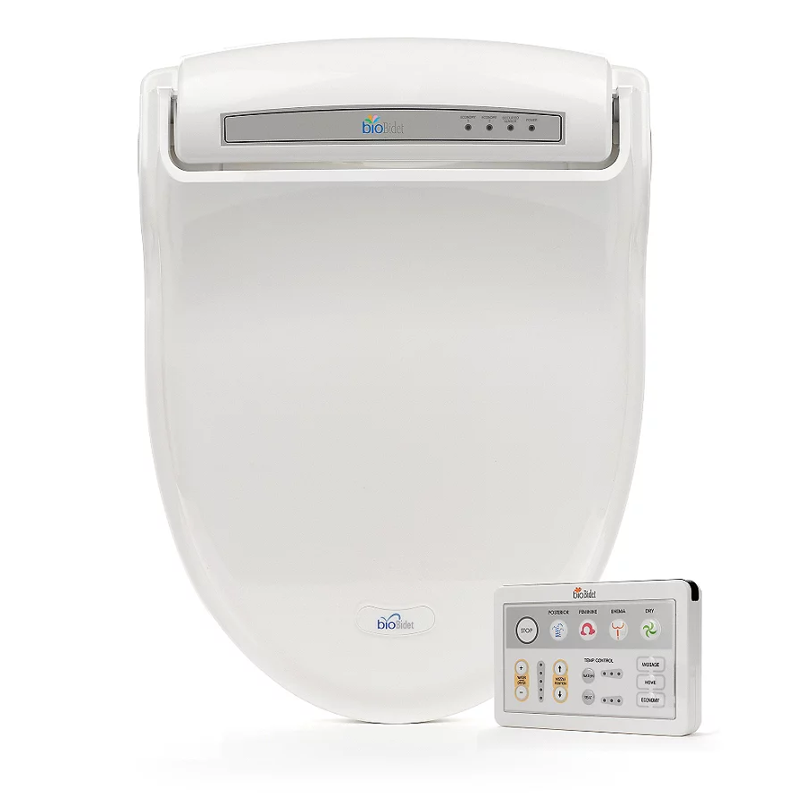  Bio Bidet Supreme Electric Bidet Seat with Wireless Remote Control Panel in White