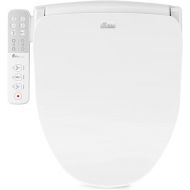 Bio Bidet Slim One Electric Bidet Toilet Seat Elongated, Warm Water and Heated Seat, Night Light, Remote Control, White