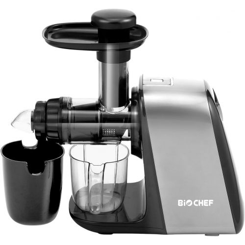  Bio Chef BioChef Axis Compact Masticating Juicer BPA FREE, Quiet 150w Motor  80 RPM, 1.8 Wide Chute, Wheatgrass JuicerGreens  FruitsVegetable Juice Extractor. Easy Clean & Affordable (S