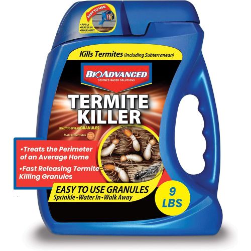  BioAdvanced 700350A Termite Killer, Insect Killer for Outdoors, 9-Pounds, Ready-to-Spread Granules