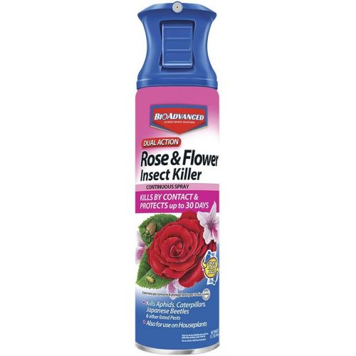  BioAdvanced 701330A Dual Action Rose & Flower Insect Killer Insecticide, 15.7-Ounce, Continuous Spray