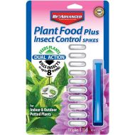 BioAdvanced 701710 8-11-5 Fertilizer with Imidacloprid Plant Food Plus Insect Control Spikes, 10