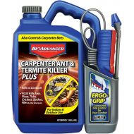 BioAdvanced 700335A Carpenter Ant and Termite Killer Plus Pesticide for Outdoors, 1.3-Gallon, Battery Powered Sprayer
