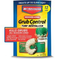 BioAdvanced Bayer Cropscience 700715M Season Long Grub Control Plus Turf Revitalizer for Lawns, 12 Pounds, Granules