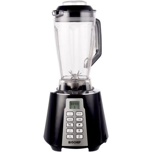  BioChef Nova Mixer - Hochleistungsmixer/Smoothie Maker - 1600 W, 28000 U/Min, 2L BPA-freier Behalter mit 6 Programmen & Impuls Funktion (Schwarz)